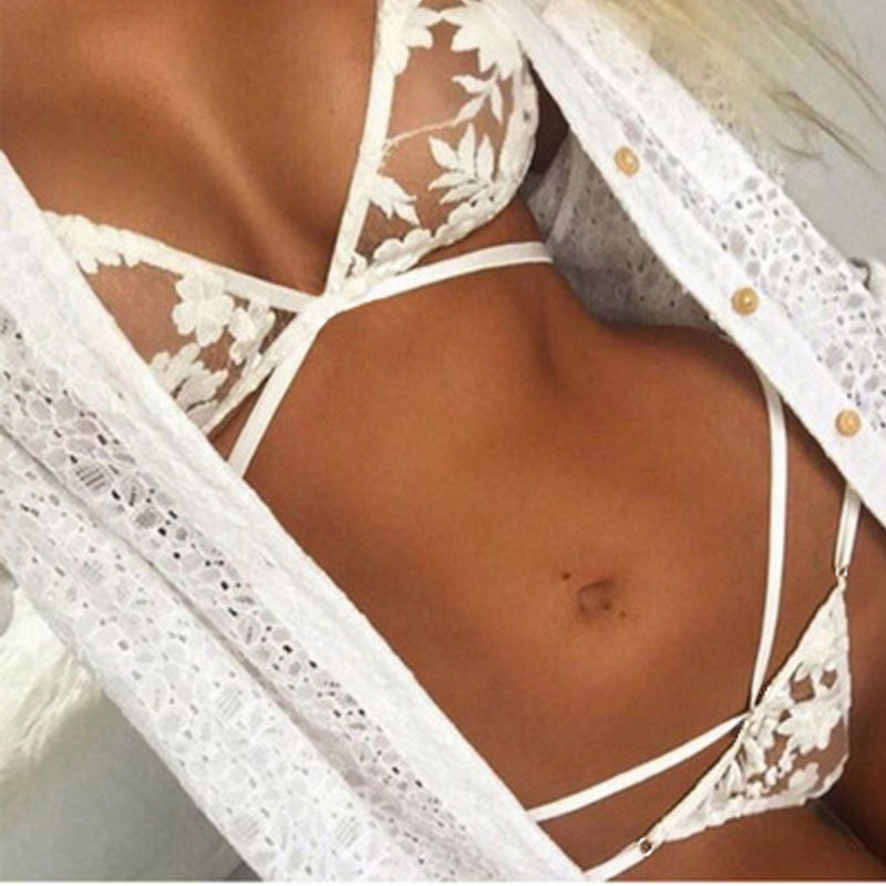 White Lace Bra Panty Set - Spicy Lingerie